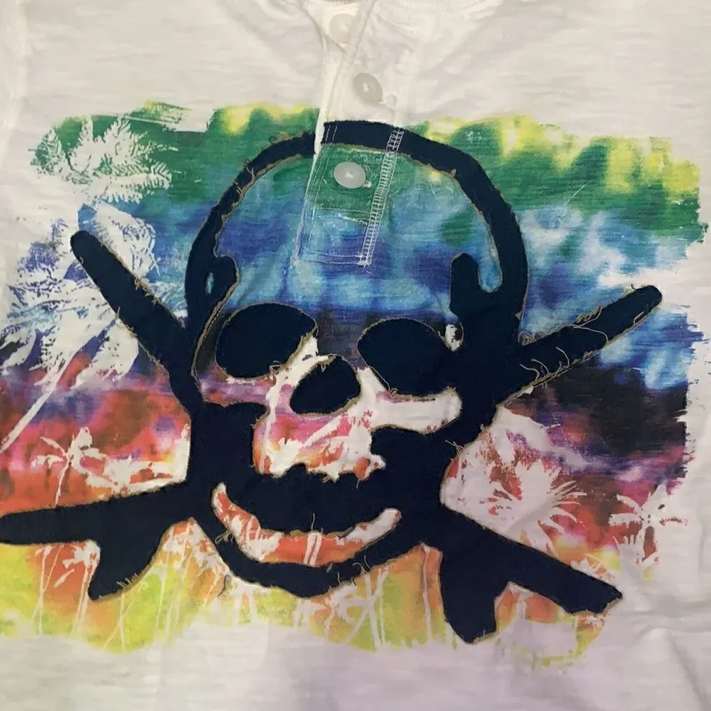 Aarg, Matey! Old Navy Boys XL (14-16) Pirate Graphic Tee Shirt Summer Fun!